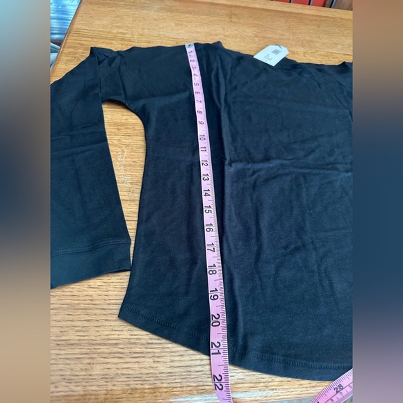 Universal Standard NWT black long sleeve Dolci Top Sz 4XS, 0/00, 4XS 18" Ptp - Picture 5 of 12